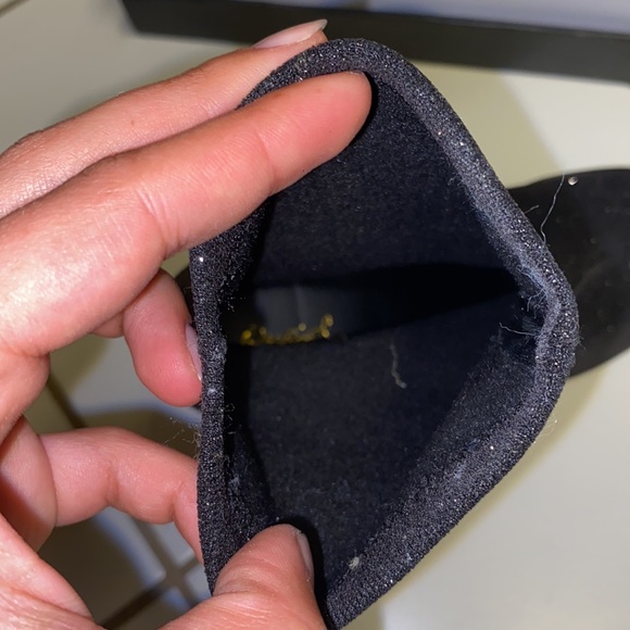 Qupid Black Sparkling heeled boots - Picture 6 of 7